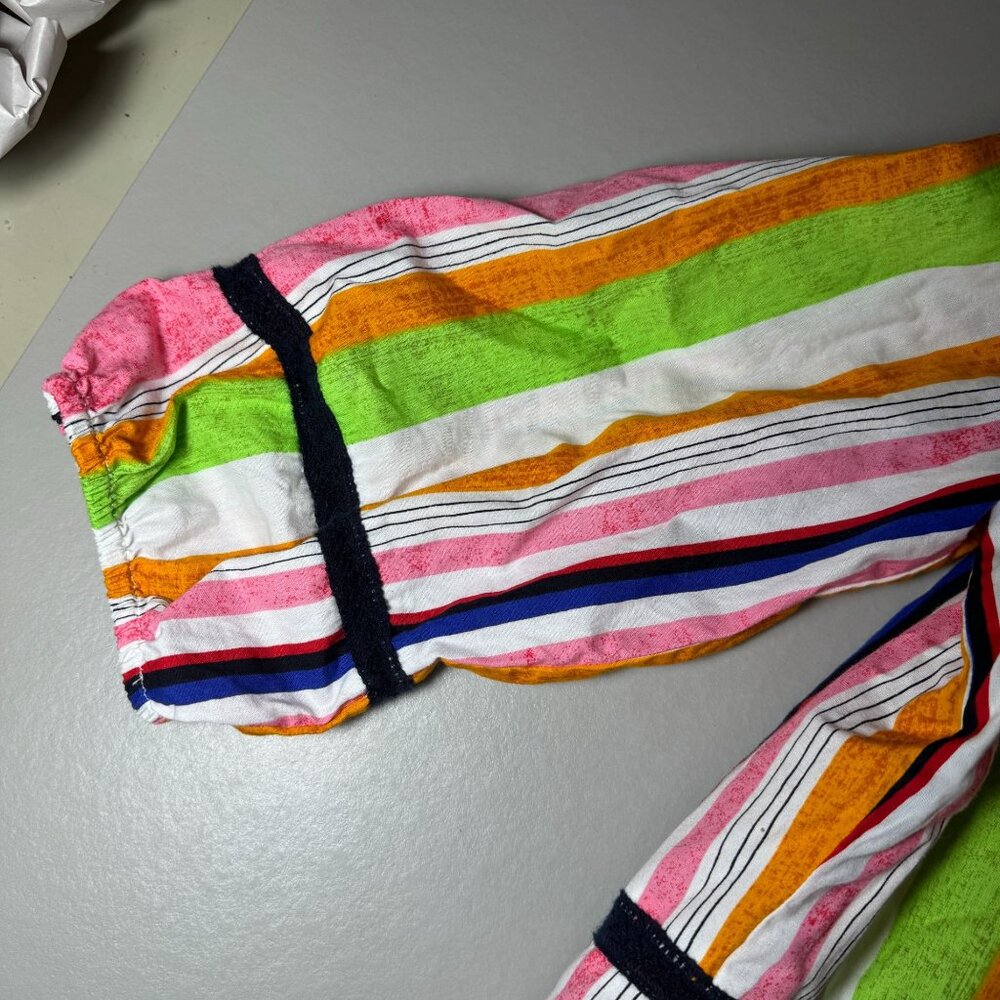 Crown & Ivy Multi Color Striped Boho Blouse... - Picture 4 of 13